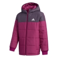 adidas Transition Jacket with Padding Magenta Red Girls